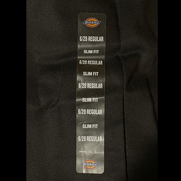 6 Regular | Black | Dickies Women's Work Pants | 776F Flex | Straight Leg - Picture 7 of 7